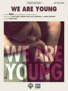 We Are Young Big Note Piano, Sheet by Alfred Publishing Staff 2012 