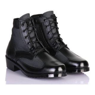 PS.Funky Air Meshed Zipup Combat Ankle Fashion Boots ALL Size 