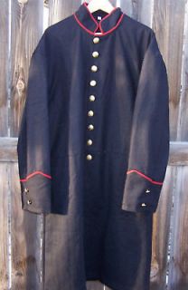 civil war union frock coat with red piping 48 time