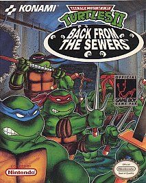Teenage Mutant Ninja Turtles 2 Back From the Sewers Nintendo Game Boy 