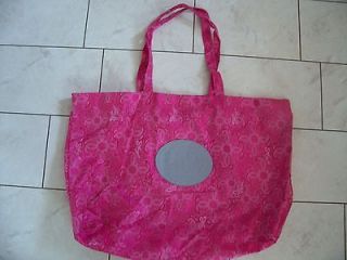 women s large sharif pink tote bag euc