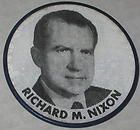   Re Elect the President Richard Nixon Vari Vue Flicker Pin Original