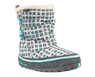 TIMBERLAND Womens Earthkeepers Radler Trail Camp Mid Plaid Boot Gray 