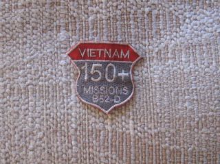 vietnam war patch us air force 150 missions b 52d
