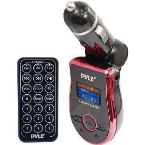   Mobile SD/USB/ Compatible Player with Built In FM Transmitter Red