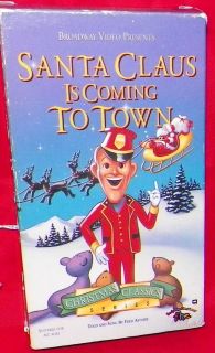Santa Clause is coming to town christmas classics series vhs