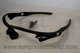 New AUTHENTIC Oakley Radar Polished Black Frame & Nose Pieces