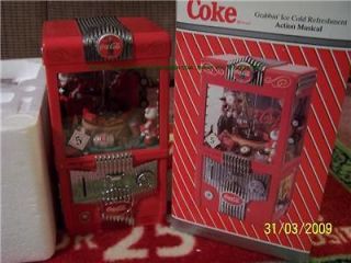 coke grabbin musical machine coca cola bank 1997 bottle one