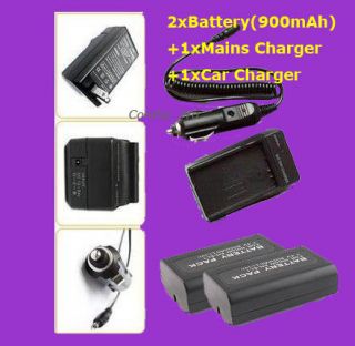 2x Battery+Charger for Nikon COOLPIX E4500 E775 E8700 E880 E5400 E995 