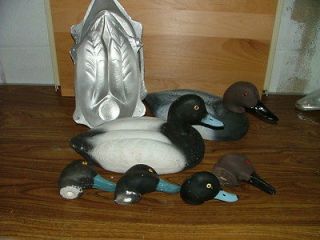 duck decoy mold herters 63 size body mold heads sold