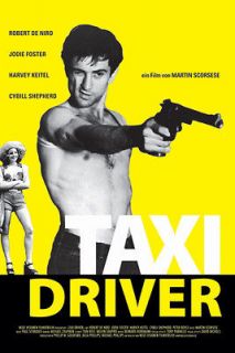 taxi driver movie poster robert de niro rare hot new