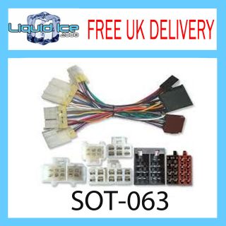 SOT 063 NISSAN 200SX 1989 ONWARDS ISO CONNECTION PARROT ADAPTOR WIRING 