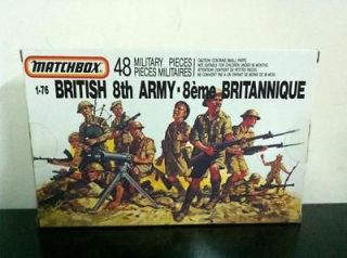   Toy soldiers 1/76 BRITISH 8th ARMY 48 Pieces cod. 40905 MIB, 1989