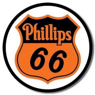 Phillips 66 Gas Gasoline Station Advertising Tin Sign Service Garage 