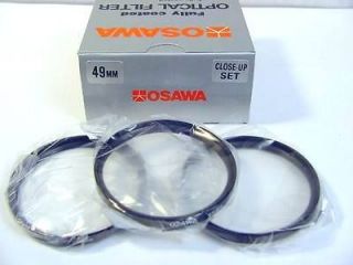 49mm Close Up Lens Set (+1, +2, +4)   Brand New, Made in Japan