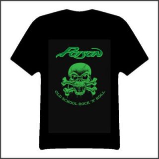 poison old school rock and roll music t shirt more