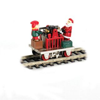Bachmann 46210 HO Operating Gandy Dancer Christmas Hand Car w/ Santa 