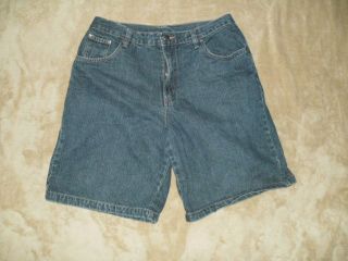 BUGLE BOY mens 32x10 CLASSIC fit blue jean shorts