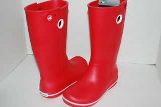 CROCS CROCBAND JAUNT PINK NAVY RED BLACK 7 8 9 10 rain boots galoshes 