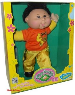 Cabbage Patch Kids 14 Doll   ATHLETE   ASIAN WITH BLACK HAIR & BROWN 