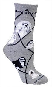 havanese socks new with tags color grey 