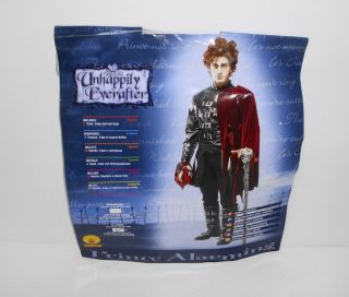 Unhappily Everafter Goth Prince Alarming Horror Costume Adult XL 44 46 