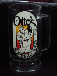 Glass Ottos Hofbrau haus beer Mug/ Stein, Octoberfest Pittsburgh PA