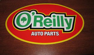 LARGE OReilly Auto parts Racing OVAL sticker NASCAR NHRA hot rod 