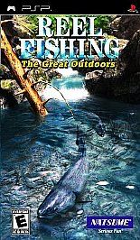 Reel Fishing The Great Outdoors PlayStation Portable, 2006