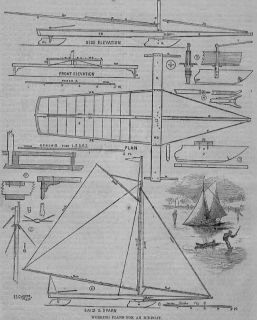 ice boat antique working plans for ice boat from 1880