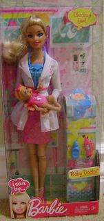 BARBIE I CAN BE NEWBORN BABY DOCTOR W/ INFANT DOLL *NEW RELEASE*