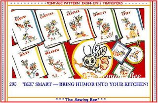 293 bumble bee embroidery transfer patterns iron ons time left