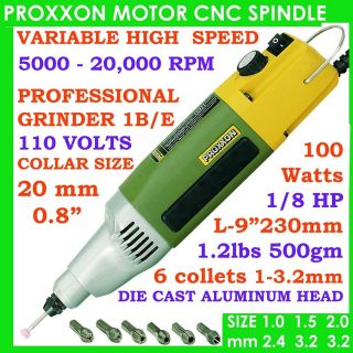 PROXXON 38483 High Speed Rotary GRINDER MOTOR ONLY 38481 CNC SPINDLE 