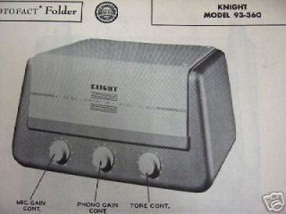 knight amplifier in Vintage Amplifiers & Tube Amps