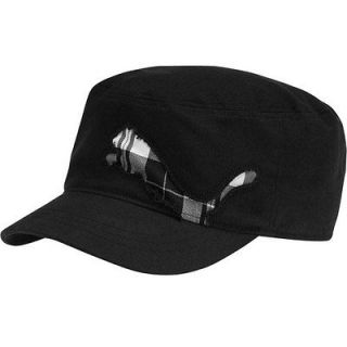 NEW 2012 PUMA Golf Military Cap Hat Adjustable Black/Gray MSRP $22