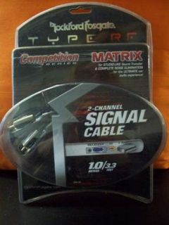 Rockford Fosgate 2 Channell Signal Cable 1.0 Meters / 3.3 Feet