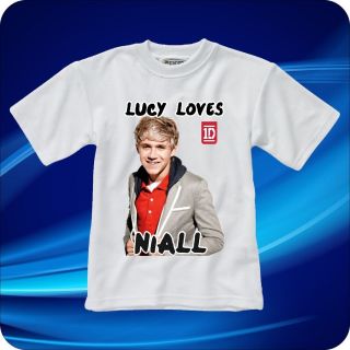 NIALL HORAN ONE DIRECTION PERSONALISEDT SHIRT  Child & Adult Sizes 