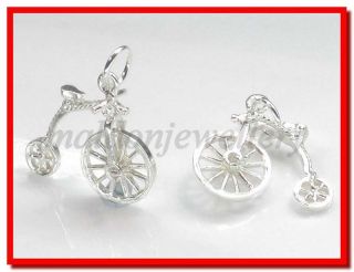 penny farthing moving st silver charm 925 x 1 bj1414