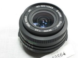 olympus om mount vivitar 28mm 2 8 wide lens excellent++