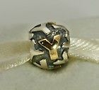 Retired Pandora 2tone .925 + 14K Initial Y Bead charm 790298Y