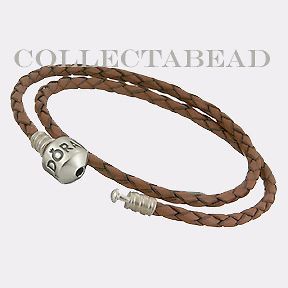 pandora double leather bracelet in Charms & Charm Bracelets