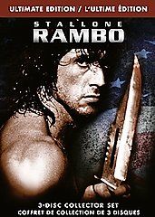Rambo Trilogy DVD, 2008, 3 Disc Set, French Canadian Version