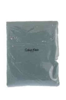 Calvin Klein NEW Text Diamond Green Cotton 90X95 Coverlet Bedding 