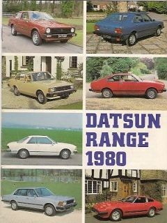 Datsun Nissan Cherry Sunny Violet Bluebird Laurel Skyline 280C 1980 81 
