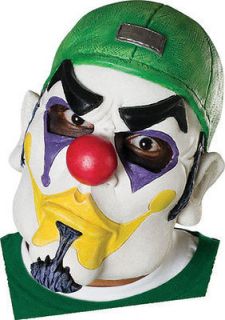 pierrot clown mask rubber party punch line mask head costume