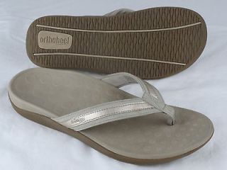 Super Deal  ORTHAHEEL Shoes Womens TIDE Thong Sandal Gold US 6/ EUR 