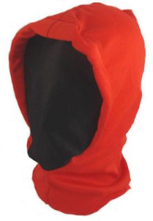 mask hood with invisible one way viewing mask red from