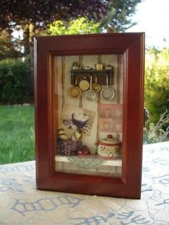 Shadow Key Box Decorative Art Decor For Cooking Enthusiast