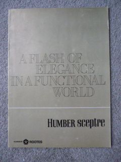 humber sceptre hunter shape brochure jm from united kingdom time