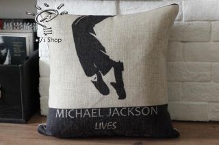 Novelty Michael Jackson Dancing Feet pattern cushion cover decorative 